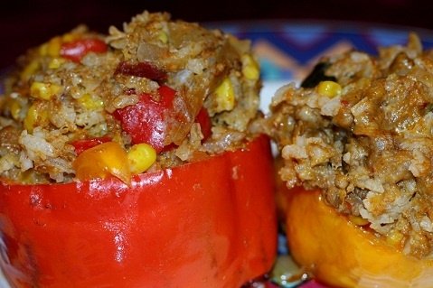 Foto de la receta de ajíes rellenos Receta de ajíes rellenos