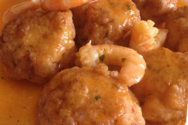 Foto de la receta de albóndigas de merluza Receta de albóndigas de merluza