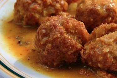 Foto de la receta de albóndigas de ternera en salsa Receta de albóndigas de ternera en salsa