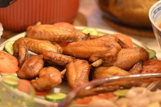 Foto de la receta de alitas de pollo con salsa barbacoa Receta de alitas de pollo con salsa barbacoa