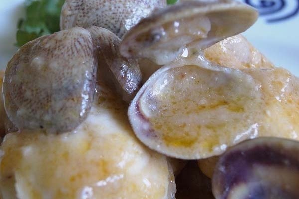 Foto de la receta de almejas al ajillo Receta de almejas al ajillo