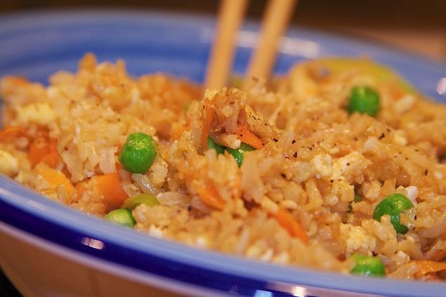 Foto de la receta de arroz chino Receta de arroz chino