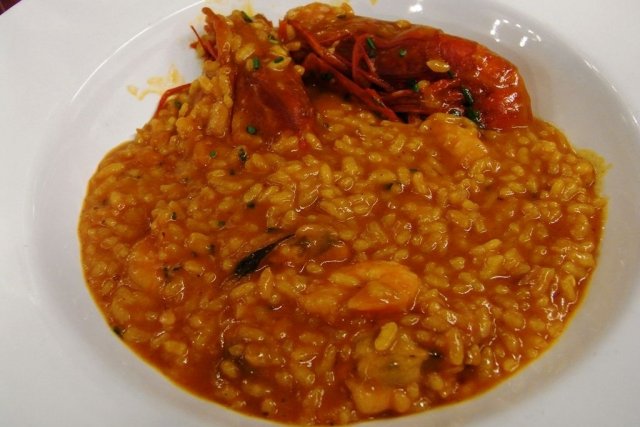 Foto de la receta de arroz con carabineros Receta de arroz con carabineros