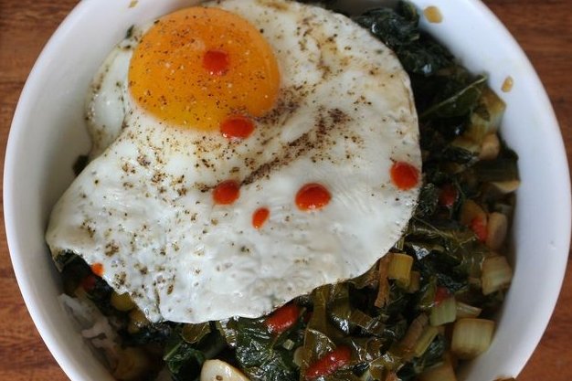 Foto de la receta de arroz con espinacas Receta de arroz con espinacas
