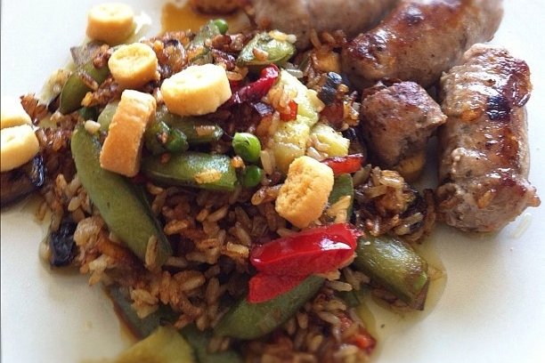 Foto de la receta de arroz con pato Receta de arroz con pato