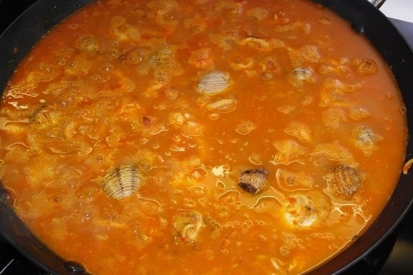 Foto de la receta de arroz con pescado y marisco Receta de arroz con pescado y marisco