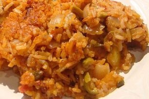 Foto de la receta de arroz con pollo amarillo Receta de arroz con pollo amarillo