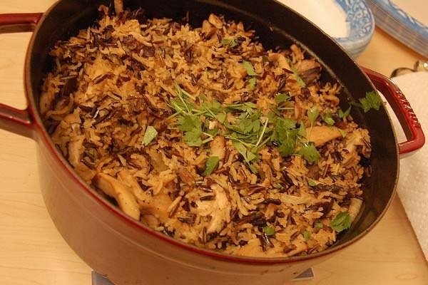 Foto de la receta de arroz salvaje Receta de arroz salvaje
