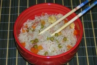 Foto de la receta de arroz tres delicias Receta de arroz tres delicias