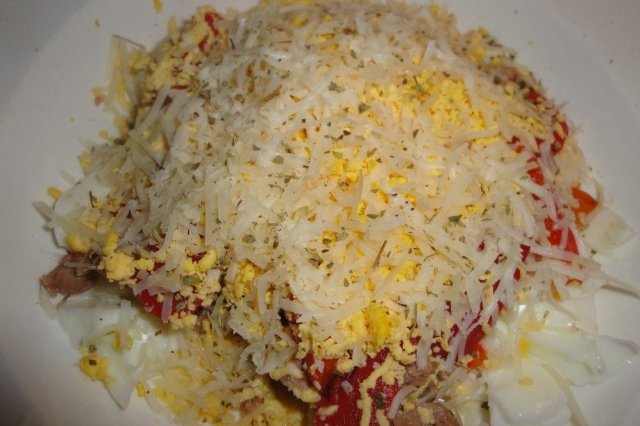 Foto de la receta de atún con huevo Receta de atún con huevo