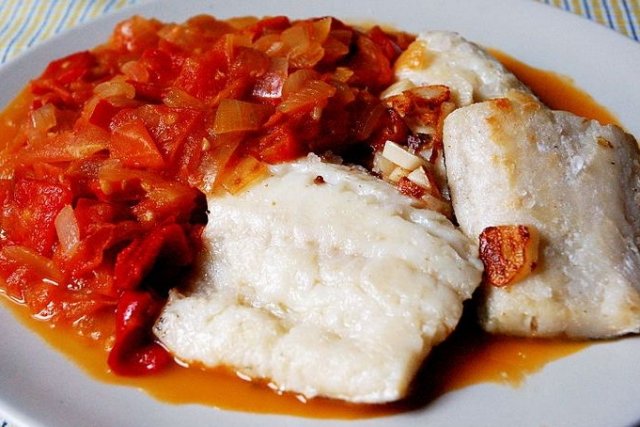 Foto de la receta de bacalao a la riojana Receta de bacalao a la riojana