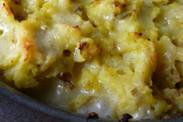 Foto de la receta de bacalao gratinado Receta de bacalao gratinado