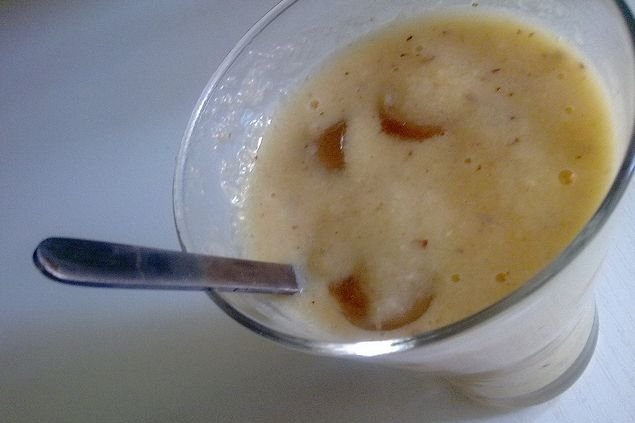 Foto de la receta de batido de plátano Receta de batido de plátano
