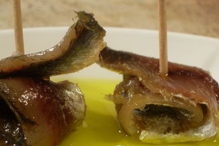 Foto de la receta de boquerones en salazón Receta de boquerones en salazón