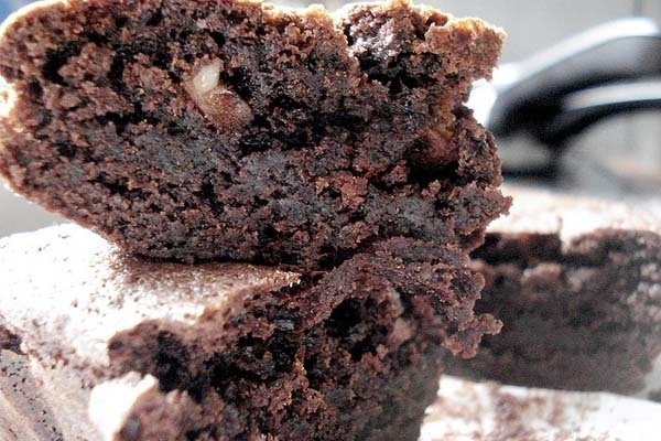 Foto de la receta de brownie con chocolate Receta de brownie con chocolate