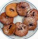 Foto de la receta de buñuelos de manzana Receta de buñuelos de manzana
