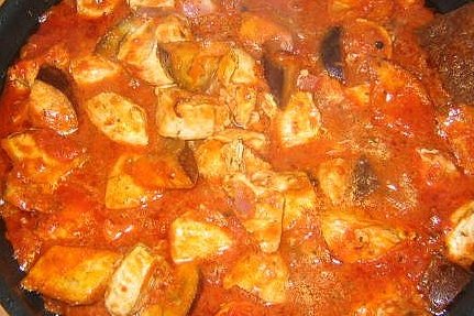 Foto de la receta de calabacín con berenjenas Receta de calabacín con berenjenas