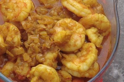 Foto de la receta de camarones al ajillo Receta de camarones al ajillo