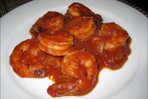 Foto de la receta de camarones ardientes con queso Receta de camarones ardientes con queso