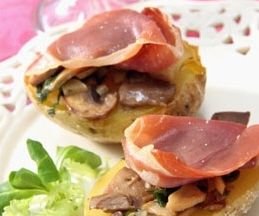 Foto de la receta de canapés con champiñones Receta de canapés con champiñones