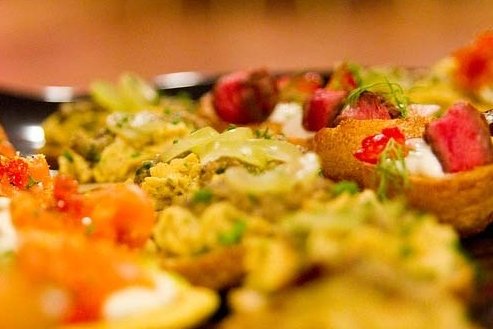 Foto de la receta de canapés fríos sencillos Receta de canapés fríos sencillos