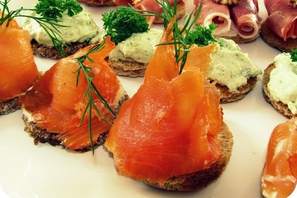 Foto de la receta de canapés para fiestas Receta de canapés para fiestas