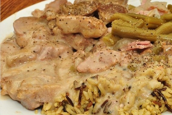 Receta de carne en salsa de setas