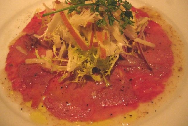 Foto de la receta de carpaccio de ternera Receta de carpaccio de ternera