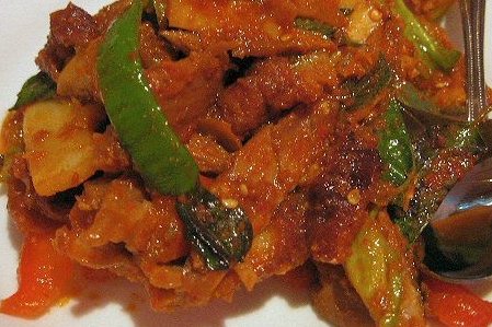 Foto de la receta de cerdo con curry Receta de cerdo con curry