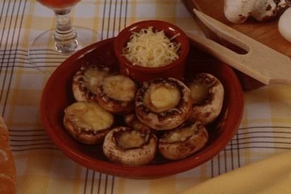 Foto de la receta de champiñones portabella Receta de champiñones portabella