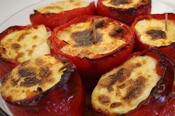 Foto de la receta de chiles rellenos con queso Receta de chiles rellenos con queso