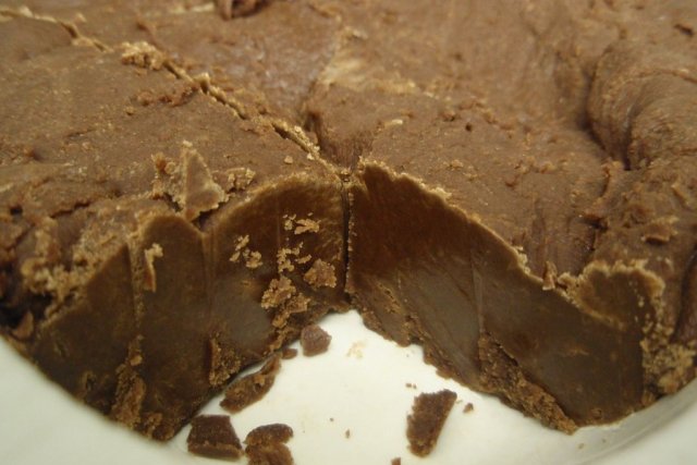 Foto de la receta de chocolate fudge Receta de chocolate fudge