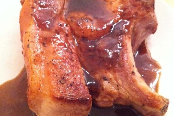 Foto de la receta de chuleta de cerdo en salsa Receta de chuleta de cerdo en salsa
