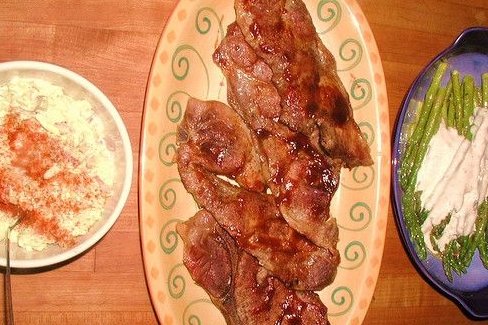 Foto de la receta de chuletas asadas Receta de chuletas asadas