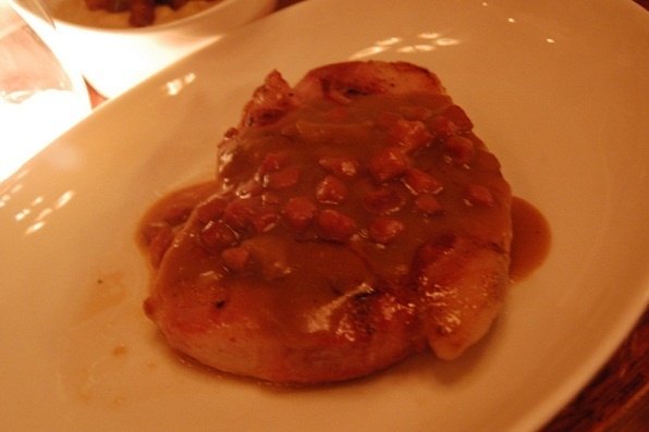 Foto de la receta de chuletas de cerdo con salsa Receta de chuletas de cerdo con salsa