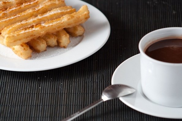 Foto de la receta de churros caseros o frutas de sartén Receta de churros caseros o frutas de sartén