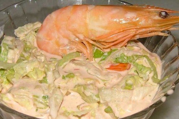 Foto de la receta de coctel de gambas Receta de coctel de gambas