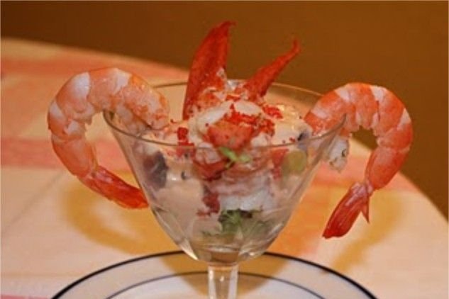 Foto de la receta de coctel de marisco Receta de coctel de marisco