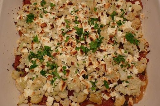 Foto de la receta de coliflor con queso Receta de coliflor con queso