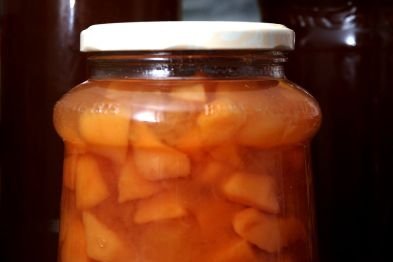Foto de la receta de compota de membrillo y manzana Receta de compota de membrillo y manzana