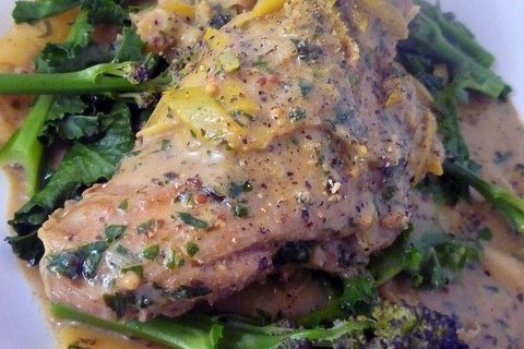Foto de la receta de conejo a la mostaza Receta de conejo a la mostaza