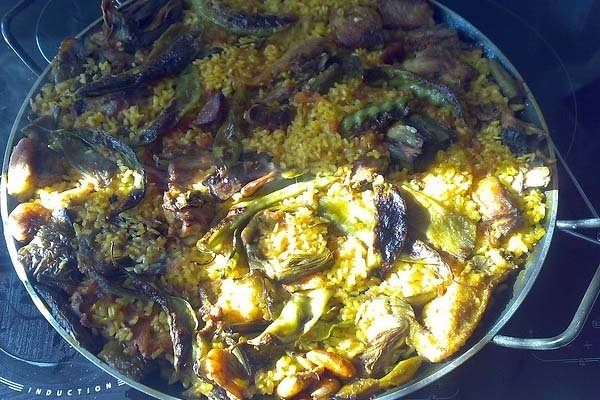 Foto de la receta de conejo con arroz Receta de conejo con arroz