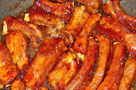 Foto de la receta de costillas de cerdo caramelizadas Receta de costillas de cerdo caramelizadas