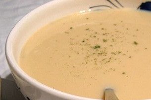 Foto de la receta de crema de ajo Receta de crema de ajo