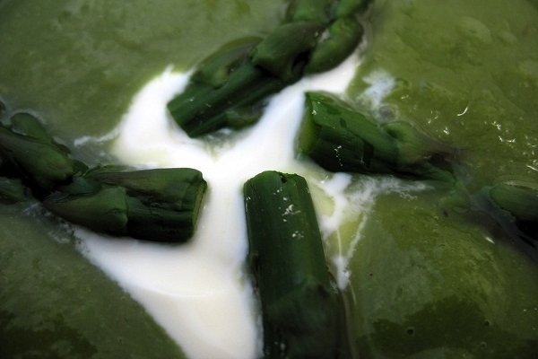 Foto de la receta de crema de espárragos Receta de crema de espárragos