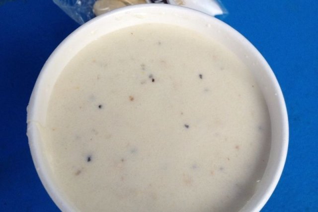 Foto de la receta de crema de pescado Receta de crema de pescado
