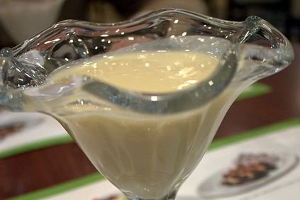 Foto de la receta de crema de plátano Receta de crema de plátano
