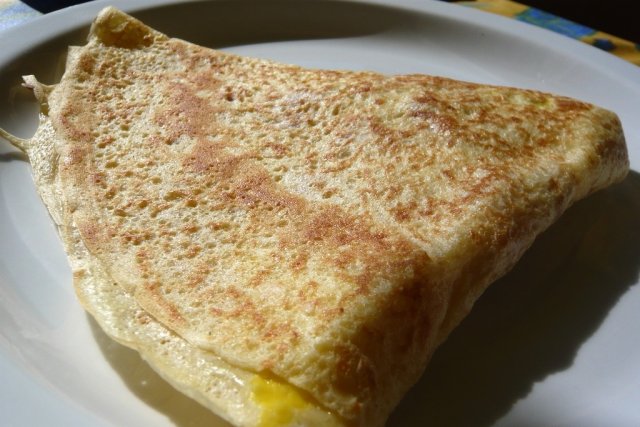 Foto de la receta de crepas con cajeta Receta de crepas con cajeta