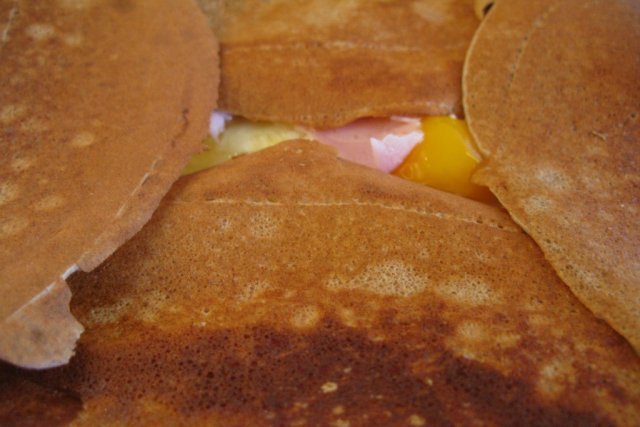 Foto de la receta de crepe salado Receta de crepe salado