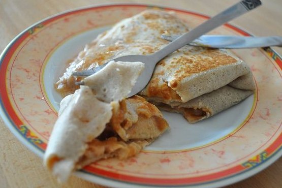 Foto de la receta de crepes caseros Receta de crepes caseros